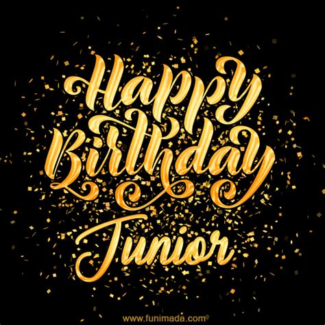 happy birthday jr gif